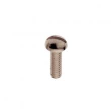  90/2544 - Steel Round Head Slotted Machine Screws; 8/32; 1/2" Length; Nickel Plated Finish