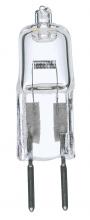 Satco Products Inc. S1987 - 50 Watt; Halogen; T4; Clear; 2000 Average rated hours; 900 Lumens; Bi Pin GY6.35 base; 24 Volt