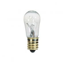  S4567 - 3 Watt S6 Incandescent; Clear; 1500 Average rated hours; 10 Lumens; Candelabra base; 130 Volt