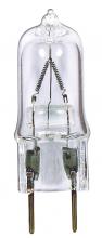 Satco Products Inc. S4610 - 20 Watt; Halogen; T4; Clear; 2000 Average rated hours; 180 Lumens; Bi Pin G8 base; 120 Volt