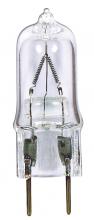 Satco Products Inc. S4612 - 50 Watt; Halogen; T4; Clear; 2000 Average rated hours; 750 Lumens; Bi Pin G8 base; 120 Volt