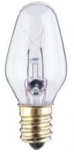  0369100 - 7W C7 Incandescent Clear E12 (Candelabra) Base, 120 Volt, Box