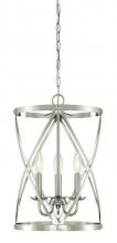  6303800 - 3 Light Chandelier Brushed Nickel Finish