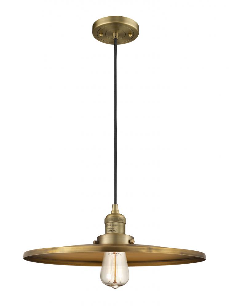 Appalachian - 1 Light - 16 inch - Brushed Brass - Cord hung - Mini Pendant