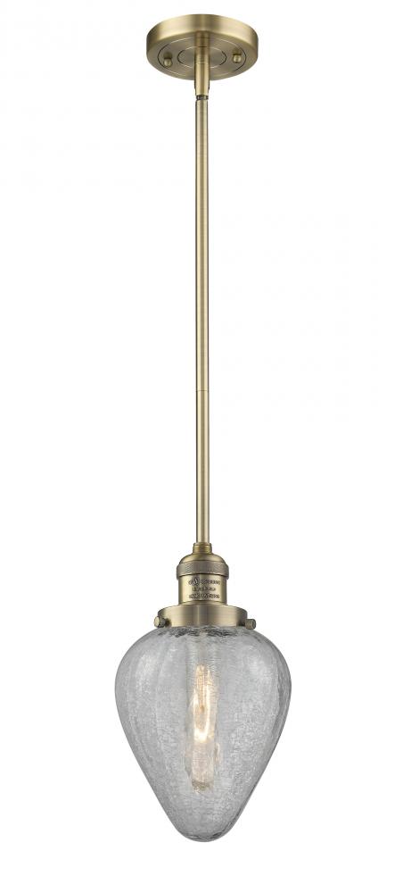 Geneseo - 1 Light - 7 inch - Brushed Brass - Stem Hung - Mini Pendant