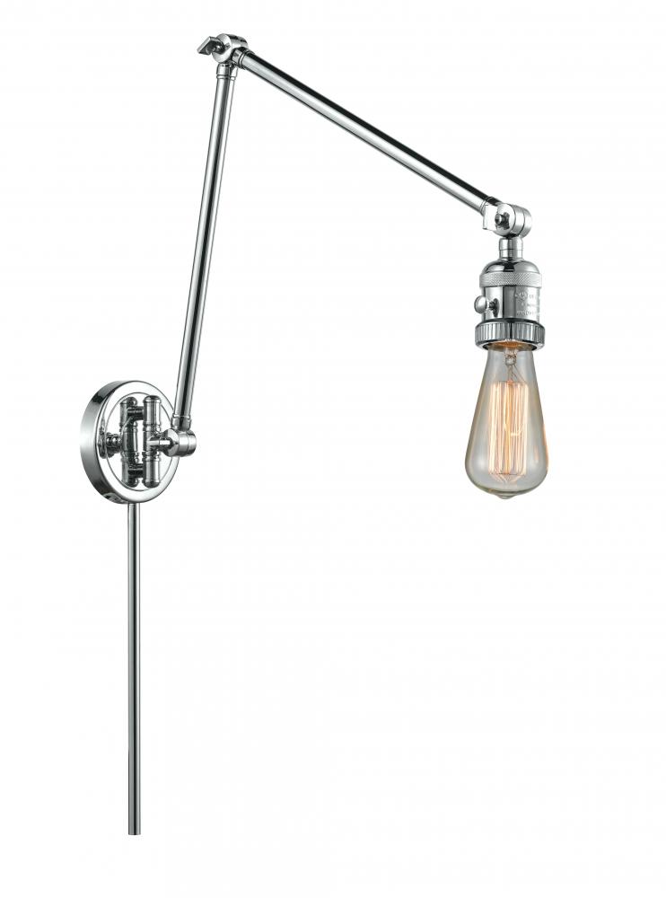 Bare Bulb - 1 Light - 5 inch - Polished Chrome - Swing Arm