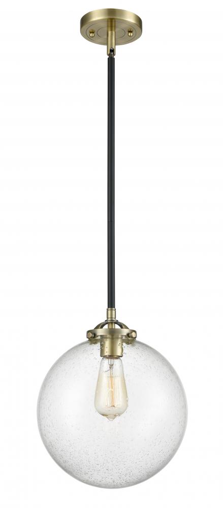 Beacon - 1 Light - 10 inch - Black Antique Brass - Cord hung - Mini Pendant