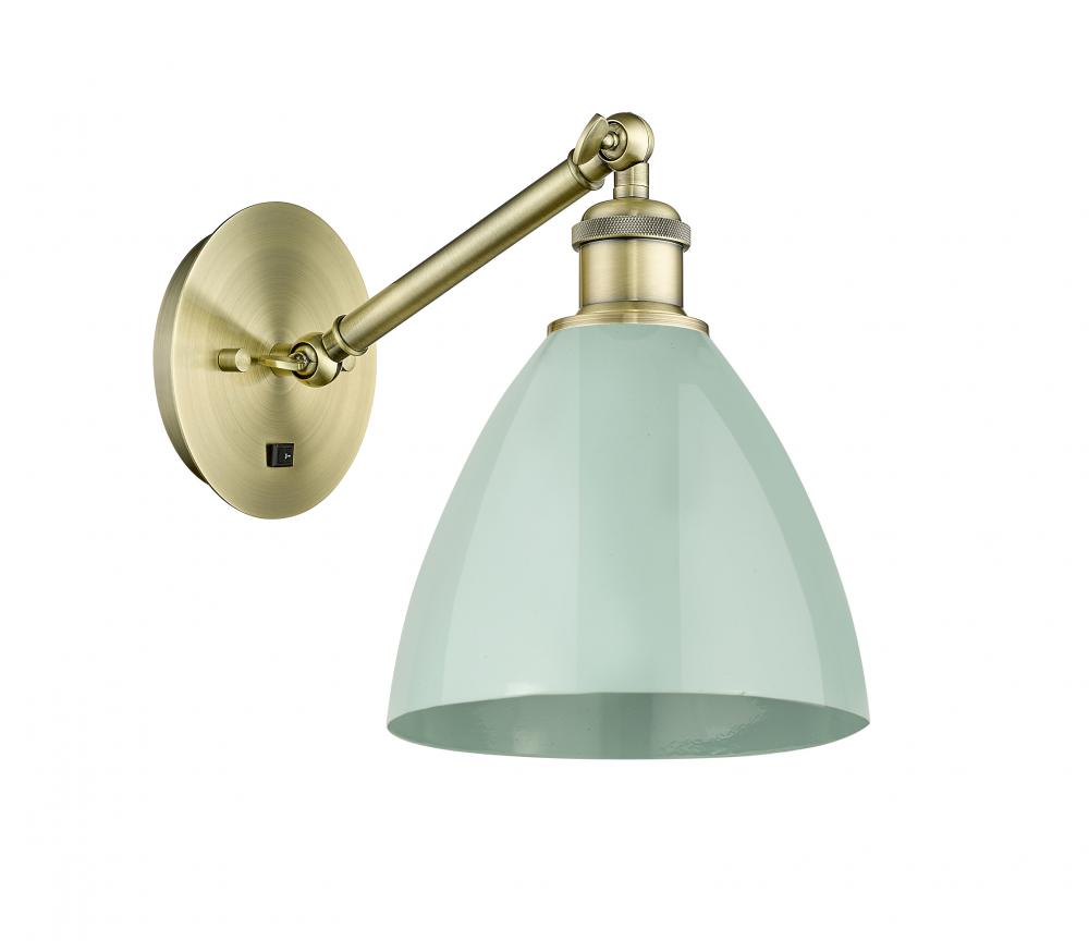 Plymouth - 1 Light - 8 inch - Antique Brass - Sconce