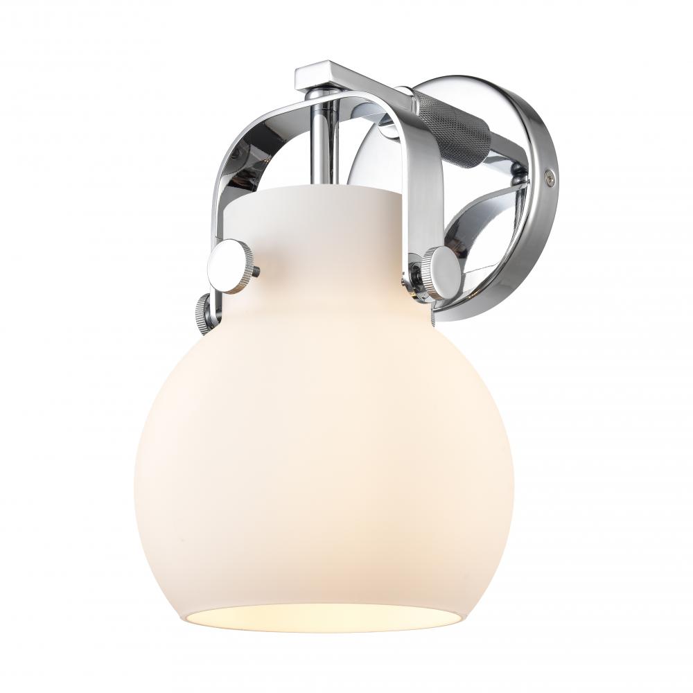 Pilaster II Sphere - 1 Light - 7 inch - Polished Chrome - Sconce