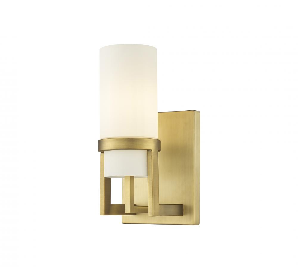 Utopia - 1 Light - 5 inch - Brushed Brass - Sconce