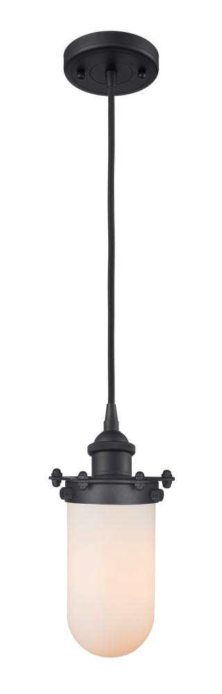 Kingsbury - 1 Light - 4 inch - Black Antique Brass - Cord hung - Mini Pendant