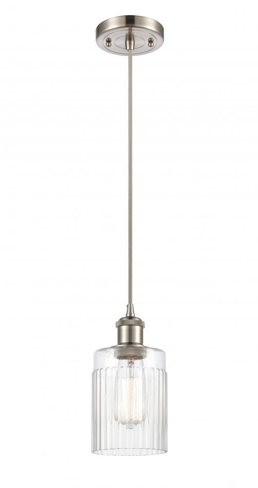Hadley - 1 Light - 5 inch - Brushed Satin Nickel - Cord hung - Mini Pendant