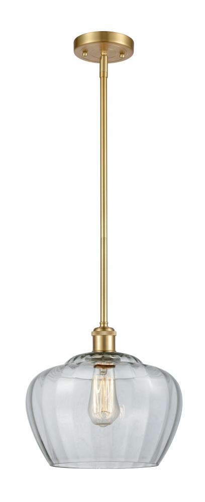 Fenton - 1 Light - 11 inch - Satin Gold - Mini Pendant