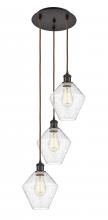  113B-3P-OB-G654-8 - Cindyrella - 3 Light - 15 inch - Oil Rubbed Bronze - Cord Hung - Multi Pendant