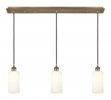  123B-3P-BB-G434-7WH - Crown Point - 3 Light - 37 inch - Brushed Brass - Linear Pendant