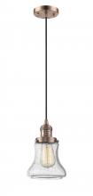 Innovations Lighting 201C-AC-G194 - Bellmont - 1 Light - 6 inch - Antique Copper - Cord hung - Mini Pendant