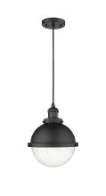  201C-BK-HFS-84-BK - Hampden - 1 Light - 9 inch - Matte Black - Cord hung - Mini Pendant