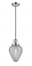  201C-PC-G165 - Geneseo - 1 Light - 7 inch - Polished Chrome - Cord hung - Mini Pendant