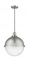  201C-SN-HFS-124-SN - Hampden - 1 Light - 13 inch - Brushed Satin Nickel - Cord hung - Pendant