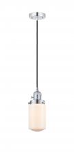  201CSW-PC-G311 - Dover - 1 Light - 5 inch - Polished Chrome - Cord hung - Mini Pendant