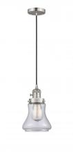  201CSW-SN-G192 - Bellmont - 1 Light - 6 inch - Brushed Satin Nickel - Cord hung - Mini Pendant