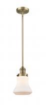  201S-BB-G191 - Bellmont - 1 Light - 7 inch - Brushed Brass - Stem Hung - Mini Pendant