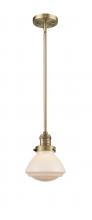 Innovations Lighting 201S-BB-G321 - Olean - 1 Light - 7 inch - Brushed Brass - Stem Hung - Mini Pendant