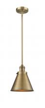 Innovations Lighting 201S-BB-M13-BB - Appalachian - 1 Light - 8 inch - Brushed Brass - Stem Hung - Mini Pendant