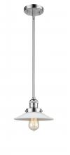  201S-PC-G1 - Halophane - 1 Light - 9 inch - Polished Chrome - Stem Hung - Mini Pendant