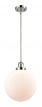 Innovations Lighting 201S-PN-G201-12 - Beacon - 1 Light - 12 inch - Polished Nickel - Stem Hung - Mini Pendant