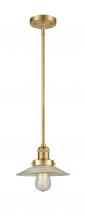  201S-SG-G2 - Halophane - 1 Light - 9 inch - Satin Gold - Stem Hung - Mini Pendant