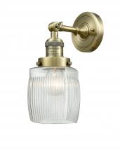  203-AB-G302 - Colton - 1 Light - 6 inch - Antique Brass - Sconce