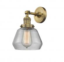  203-BB-G172 - Fulton - 1 Light - 7 inch - Brushed Brass - Sconce