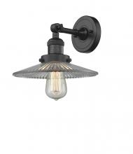  203-BK-G2 - Halophane - 1 Light - 9 inch - Matte Black - Sconce