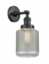  203-BK-G262 - Stanton - 1 Light - 6 inch - Matte Black - Sconce