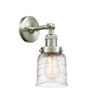  203-SN-G513 - Bell - 1 Light - 5 inch - Brushed Satin Nickel - Sconce