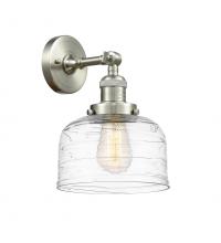  203-SN-G713 - Bell - 1 Light - 8 inch - Brushed Satin Nickel - Sconce