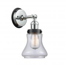  203PC-BPBK-HRBK-G192 - Bellmont - 1 Light - 7 inch - Polished Chrome - Sconce