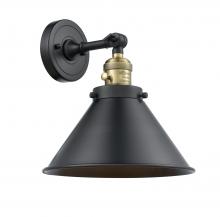  203SW-BAB-M10-BK - Briarcliff - 1 Light - 10 inch - Black Antique Brass - Sconce