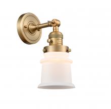 Innovations Lighting 203SW-BB-G181S - Canton - 1 Light - 5 inch - Brushed Brass - Sconce