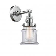 Innovations Lighting 203SW-PC-G182S - Canton - 1 Light - 5 inch - Polished Chrome - Sconce