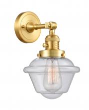  203SW-SG-G534 - Oxford - 1 Light - 8 inch - Satin Gold - Sconce