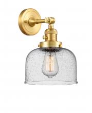  203SW-SG-G74 - Bell - 1 Light - 8 inch - Satin Gold - Sconce