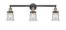 Innovations Lighting 205-BAB-G184S - Canton - 3 Light - 30 inch - Black Antique Brass - Bath Vanity Light