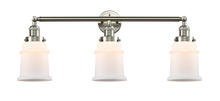  205-SN-G181 - Canton - 3 Light - 30 inch - Brushed Satin Nickel - Bath Vanity Light