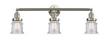  205-SN-G184S - Canton - 3 Light - 30 inch - Brushed Satin Nickel - Bath Vanity Light