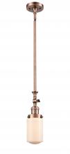  206-AC-G311 - Dover - 1 Light - 5 inch - Antique Copper - Stem Hung - Mini Pendant