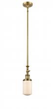 Innovations Lighting 206-BB-G311 - Dover - 1 Light - 5 inch - Brushed Brass - Stem Hung - Mini Pendant