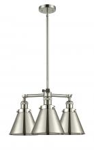  207-PN-M13-PN - Appalachian - 3 Light - 21 inch - Polished Nickel - Stem Hung - Chandelier