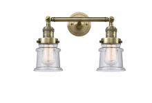 Innovations Lighting 208-AB-G184S - Canton - 2 Light - 17 inch - Antique Brass - Bath Vanity Light